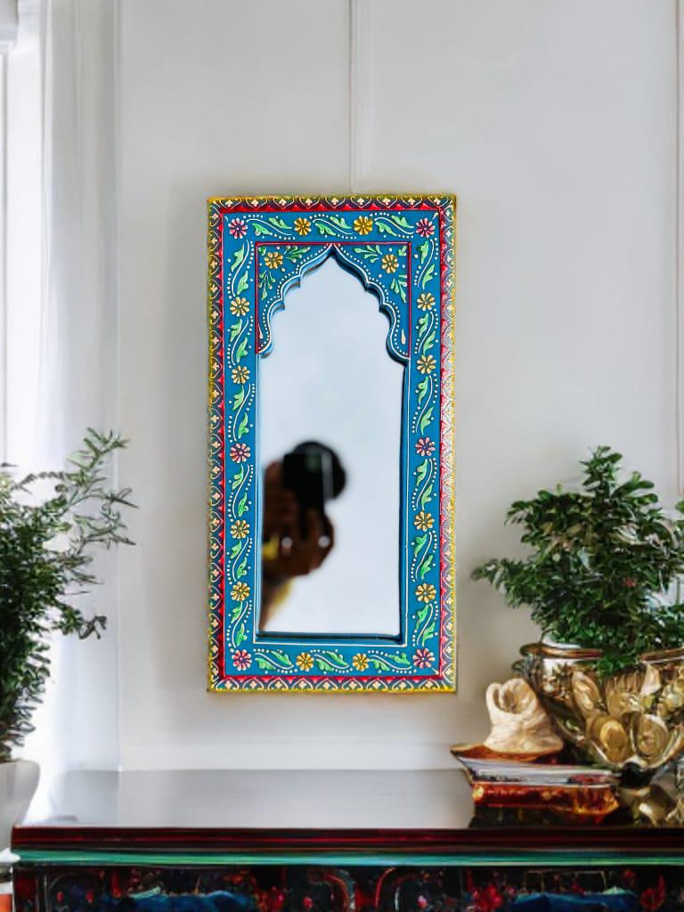 Royal Blue Art Mirror